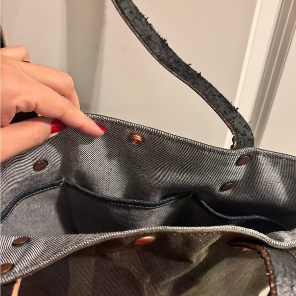 North End Bag co  leather tote bag “The Claire” paid $200 after taxes - Picture 4 of 7